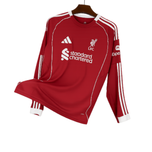 Camiseta Liverpool 2025/26 - Manga Larga