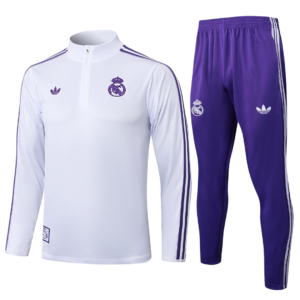 Chándal 2025/26 Cremallera Media - Real Madrid