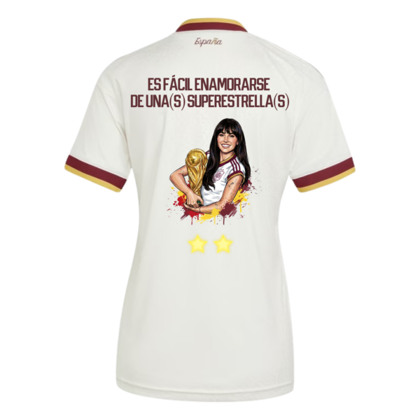 Camiseta Mujer Selección España Mundial 2026 - Superestrella(s)