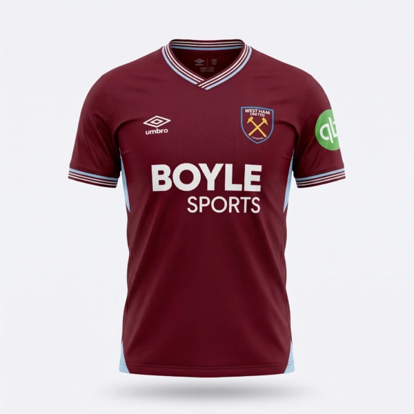 Camiseta West Ham 2025/26